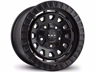 HD Off-Road Wheels Venture Satin Black 6-Lug Wheel; 17x9; 0mm Offset (24-25 Tacoma)