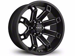 HD Off-Road Wheels Hollow Point Satin Black Milled 6-Lug Wheel; 20x10; -35mm Offset (25-26 4Runner)