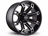 HD Off-Road Wheels Hollow Point Satin Black Milled 6-Lug Wheel; 20x10; -35mm Offset (25-26 4Runner)