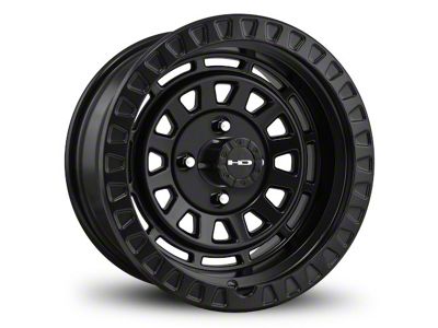 HD Off-Road Wheels Venture Satin Black Wheel; 17x9; 0mm Offset (99-04 Jeep Grand Cherokee WJ)
