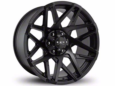 HD Off-Road Wheels Canyon Satin Black 6-Lug Wheel; 20x10; -25mm Offset (16-24 Titan XD)