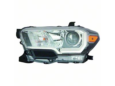 Headlights Depot Halogen Headlight; Driver Side (16-17 Tacoma)