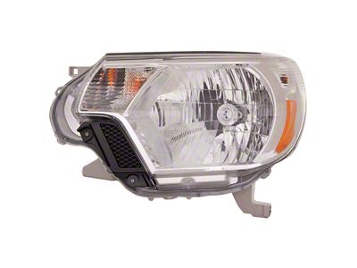Headlights Depot Halogen Headlight; Driver Side (12-15 Tacoma)