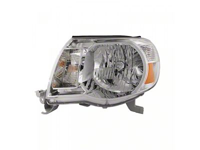 Headlights Depot Halogen Headlight; Driver Side (05-11 Tacoma w/o Sport Package)