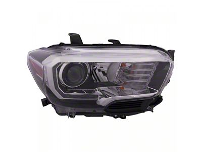 Headlights Depot Halogen Headlight; Passenger Side (16-23 Tacoma w/ Factory LED DRL)