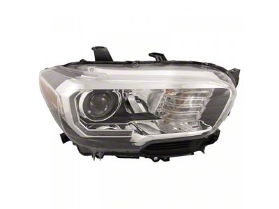 Headlights Depot Halogen Headlight; Passenger Side (16-23 Tacoma)