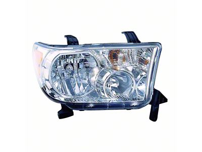 Headlights Depot Halogen Headlight; Passenger Side (09-13 Tundra w/ Level Adjuster)