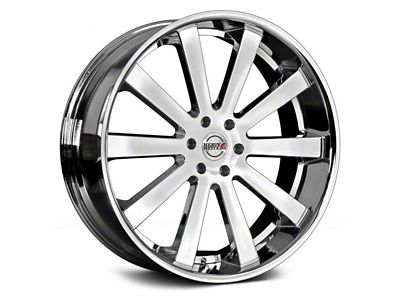 Heavy Hitters HH10 Tru Chrome 6-Lug Wheel; 22x9.5; 30mm Offset (22-25 Bronco Raptor)