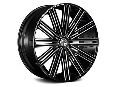Heavy Hitters HH12 Absolute Black 6-Lug Wheel; 22x9.5; 30mm Offset (22-25 Bronco Raptor)