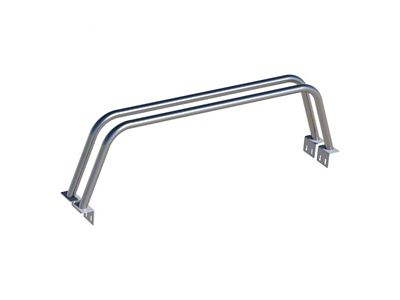 Heavy Metal Off-Road 19-Inch Double Bed Bars; Bare Steel (05-25 Frontier)