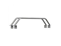 Heavy Metal Off-Road 9-Inch Double Bed Bars; Bare Steel (05-25 Frontier)