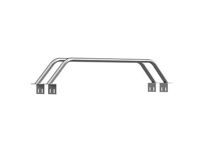 Heavy Metal Off-Road 9-Inch Double Bed Bars; Bare Steel (05-25 Frontier)