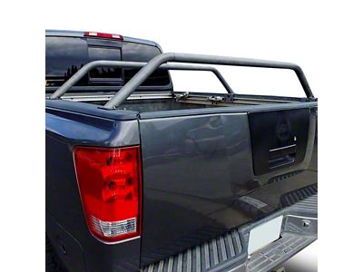 Heavy Metal Off-Road 9-Inch Double Bed Bars; Bare Steel (04-15 Titan)