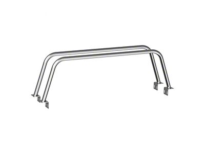 Heavy Metal Off-Road 19-Inch Double Bed Bars; Bare Steel (16-24 Titan XD)