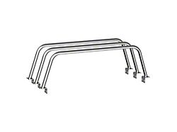 Heavy Metal Off-Road 19-Inch Triple Bed Bars; Bare Steel (16-24 Titan XD)