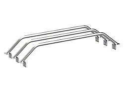 Heavy Metal Off-Road 9-Inch Triple Bed Bars; Bare Steel (16-24 Titan XD)