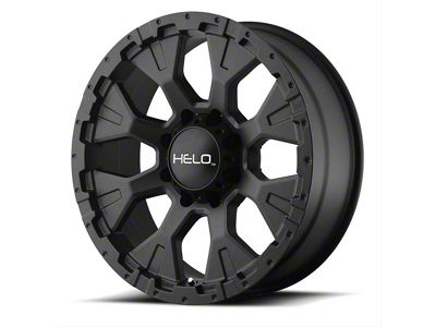 HELO HE878 Satin Black 6-Lug Wheel; 18x9; -12mm Offset (04-15 Titan)
