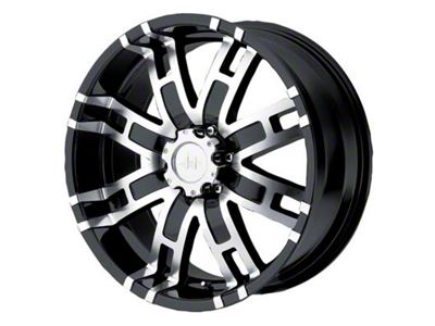 HELO HE835 Gloss Black Machined 6-Lug Wheel; 20x9; 18mm Offset (24-25 Tacoma)