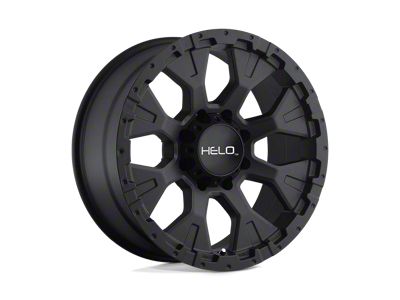 HELO HE878 Satin Black 6-Lug Wheel; 18x9; -12mm Offset (22-26 Bronco Raptor)