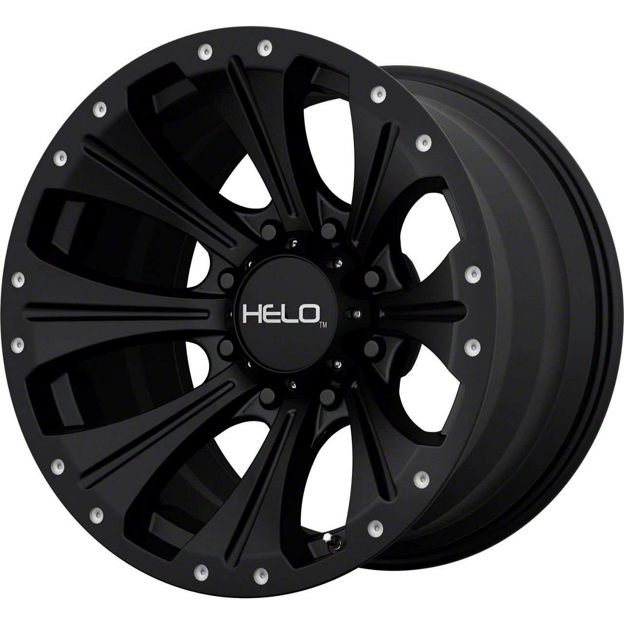 HELO Bronco HE901 Satin Black 6-Lug Wheel; 20x9; -12mm Offset