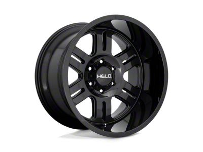 HELO HE916 Gloss Black 6-Lug Wheel; 20x10; -18mm Offset (22-26 Bronco Raptor)
