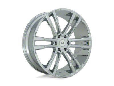HELO HE918 Chrome 6-Lug Wheel; 22x9.5; 30mm Offset (22-26 Bronco Raptor)