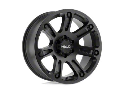 HELO HE904 Satin Black Wheel; 18x9; 0mm Offset (18-25 Jeep Wrangler JL)