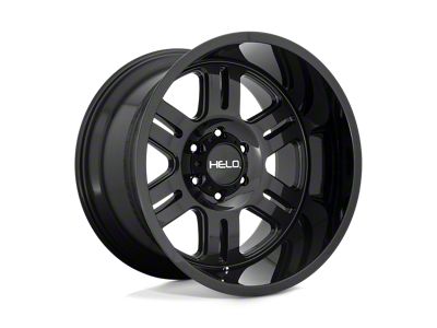 HELO HE916 Gloss Black Wheel; 18x9; 0mm Offset (18-25 Jeep Wrangler JL)