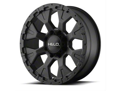 HELO HE878 Satin Black 6-Lug Wheel; 18x9; -12mm Offset (17-24 Titan)