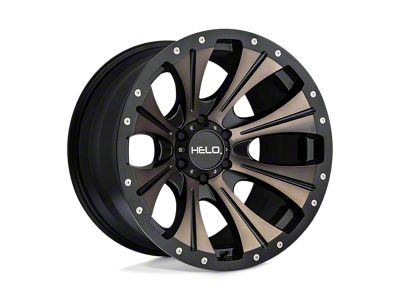 HELO HE901 Satin Black Dark Tint 6-Lug Wheel; 20x12; -44mm Offset (22-25 Tundra)