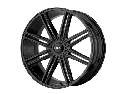HELO HE913 Gloss Black 6-Lug Wheel; 22x9.5; 30mm Offset (22-25 Tundra)