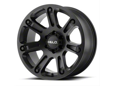 HELO HE904 Satin Black Wheel; 17x9; 0mm Offset (76-86 Jeep CJ5 & CJ7)