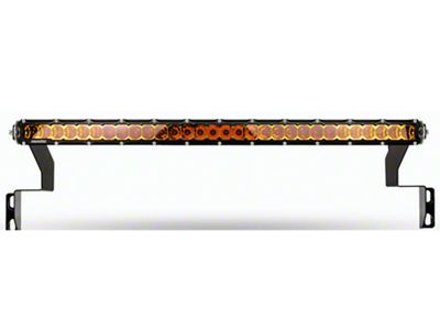 Heretic Studios 30-Inch LED Light Bar with Behind the Grille Mounting Brackets; Combo Beam; Amber Lens (10-24 4Runner)