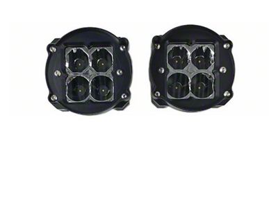 Heretic Studios Series 2 LED Fog Light Kit; Clear Lens (12-23 Tacoma)