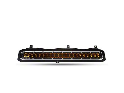 Heretic Studios 20-Inch LED Light Bar with TRD Pro Behind the Grille Mounting Brackets; Spot Beam; Amber Lens (22-25 Tundra)
