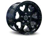Heritage Wheel KOKORO-OR Black 6-Lug Wheel; 17x9; 12mm Offset (24-25 Tacoma)