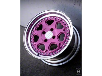 Heritage Wheel KOKORO-OR Pink 6-Lug Wheel; 17x9; 12mm Offset (24-25 Tacoma)