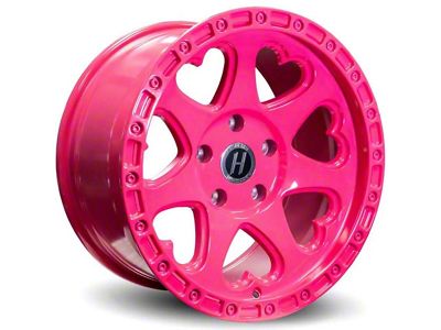 Heritage Wheel KOKORO-OR Pink Wheel; 20x9; 18mm Offset (07-18 Jeep Wrangler JK)