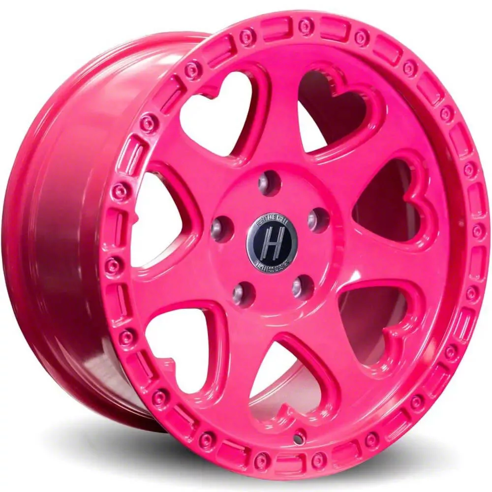 Heritage Wheel Jeep Wrangler KOKORO-OR Pink Wheel; 20x9