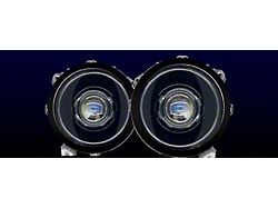 HID Projectos 9-Inch Expedition Series LED Headlights; Black Housing; Clear Lens (20-25 Jeep Gladiator JT)
