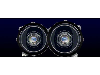 HID Projectos 9-Inch Expedition Series LED Headlights; Black Housing; Clear Lens (18-25 Jeep Wrangler JL)