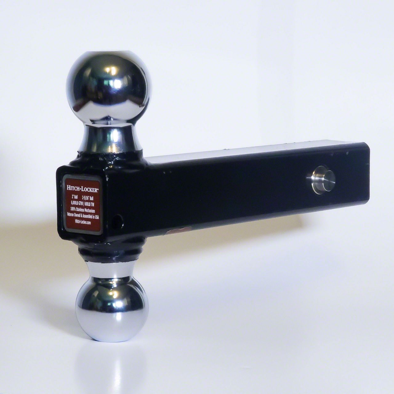 HitchLocker Bronco Sport LockJaw 2Inch Receiver Hitch Ball Mount with