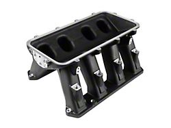 Holley EFI Gen II HEMI Hi-Ram Intake Manifold Base; Black (06-20 5.7L HEMI, 6.1L HEMI, 6.4L HEMI Jeep Grand Cherokee WK & WK2)
