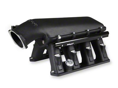 Holley EFI Gen III HEMI Hi-Ram EFI Intake Manifold with 105mm LS Throttle Body Mount; Black (06-20 5.7L HEMI, 6.1L HEMI, 6.4L HEMI Jeep Grand Cherokee WK & WK2)