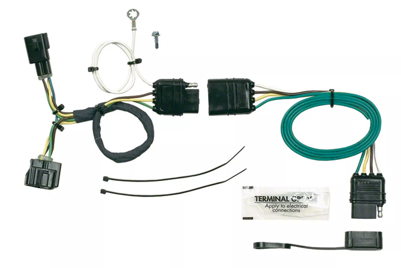 CURT Vehicle-Side Custom 4-Pin Trailer Wiring Harness, Fits Select Jee - Elite Truck