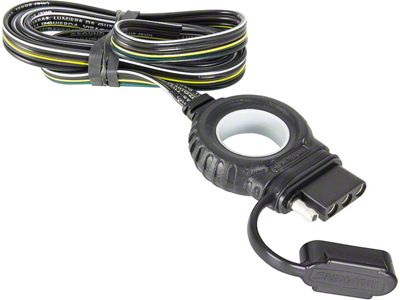 Endurance Easy-Pull 4-Wire Flat Vehicle End Wiring Connector; 48-Inches