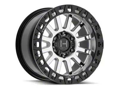 Hostile Dominator Machined 6-Lug Wheel; 17x9; 0mm Offset (10-24 4Runner)