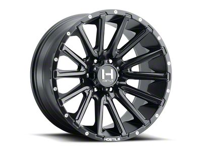 Hostile Typhoon Asphalt 5-Lug Wheel; 22x10; -25mm Offset (14-21 Tundra)