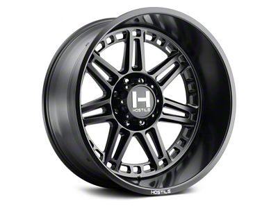 Hostile Lunatic Asphalt 6-Lug Wheel; 20x12; -44mm Offset (24-25 Tacoma)