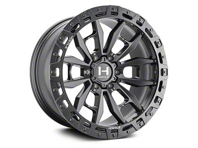 Hostile Crandon Asphalt 6-Lug Wheel; 17x9; 0mm Offset (25-26 4Runner)